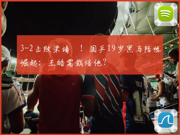 3-2击败梁靖崑!国乒19岁黑马陪练崛起:王皓需栽培他?